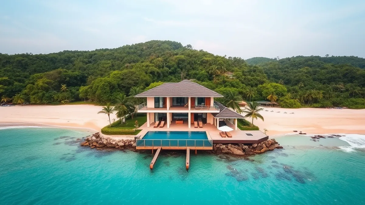 beachfront villa in Phuket