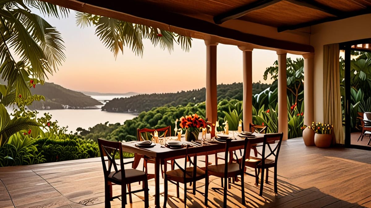 villa with a private chef