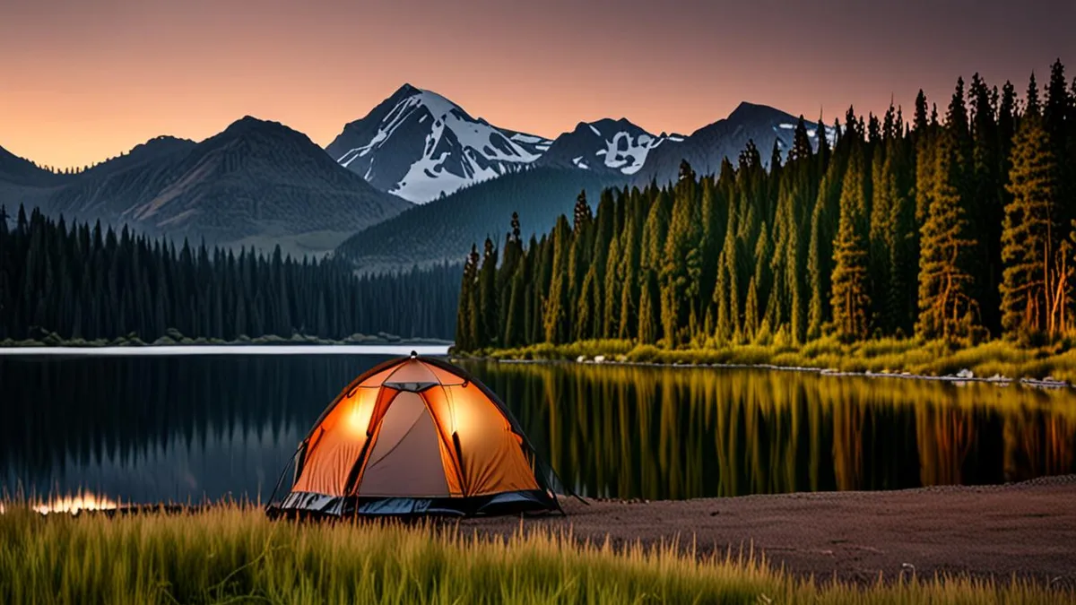 glamping site near a national park
