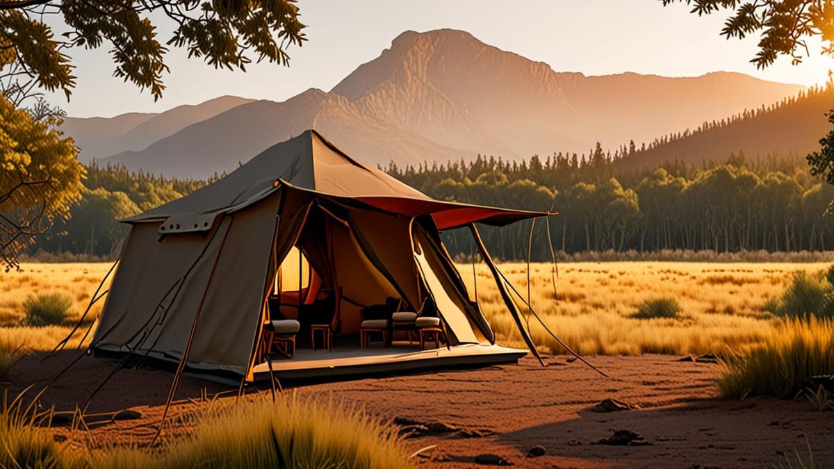glamping site near a national park
