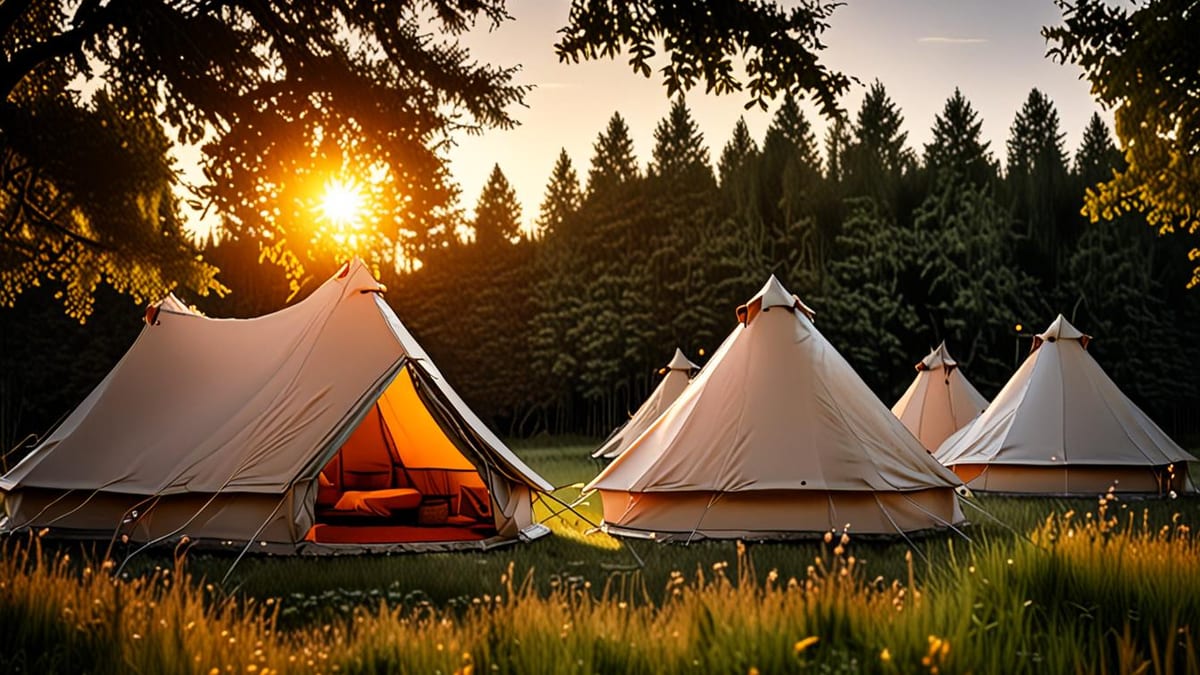 glamping tent