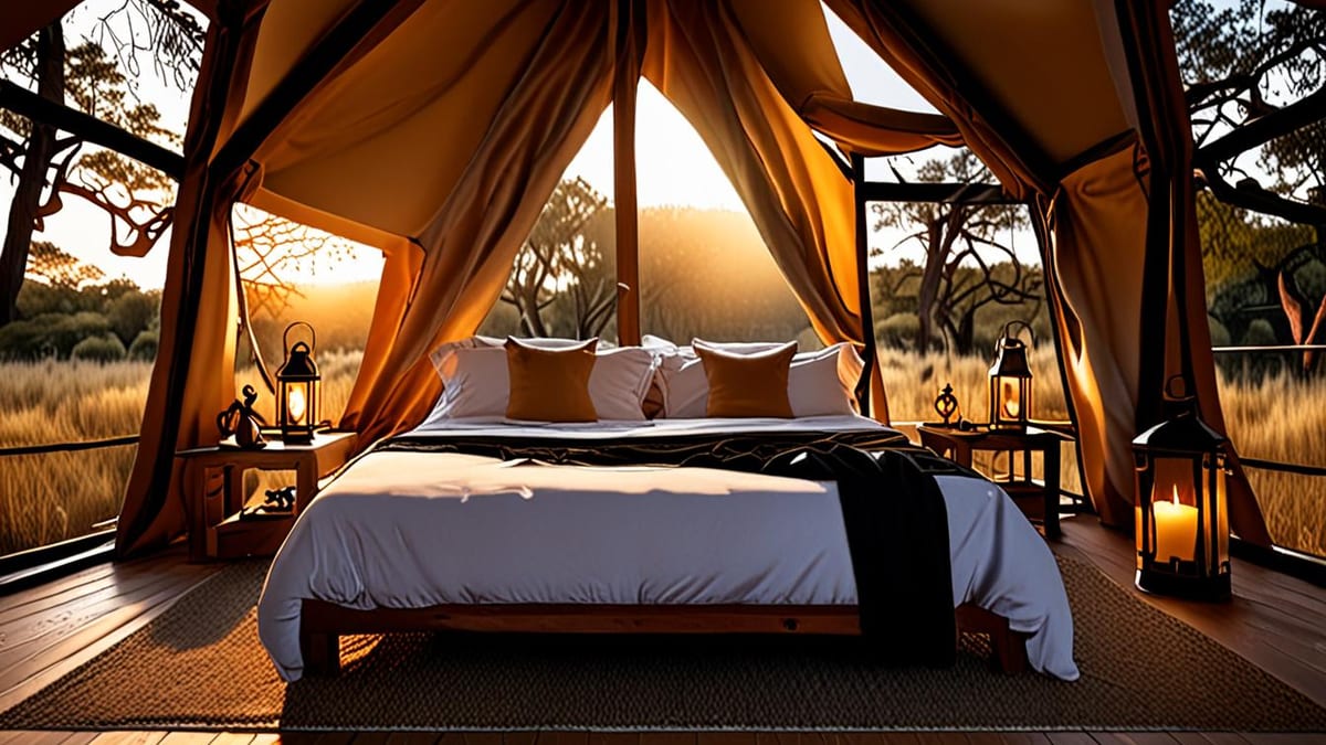 glamping trip packing