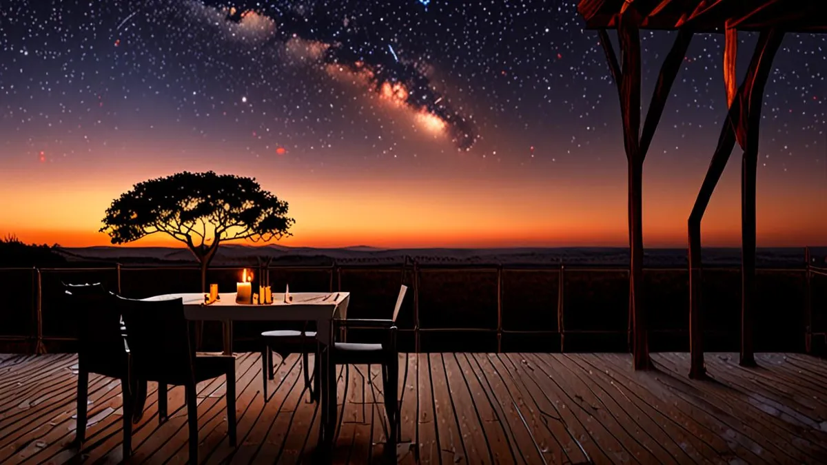 honeymoon at a lodge