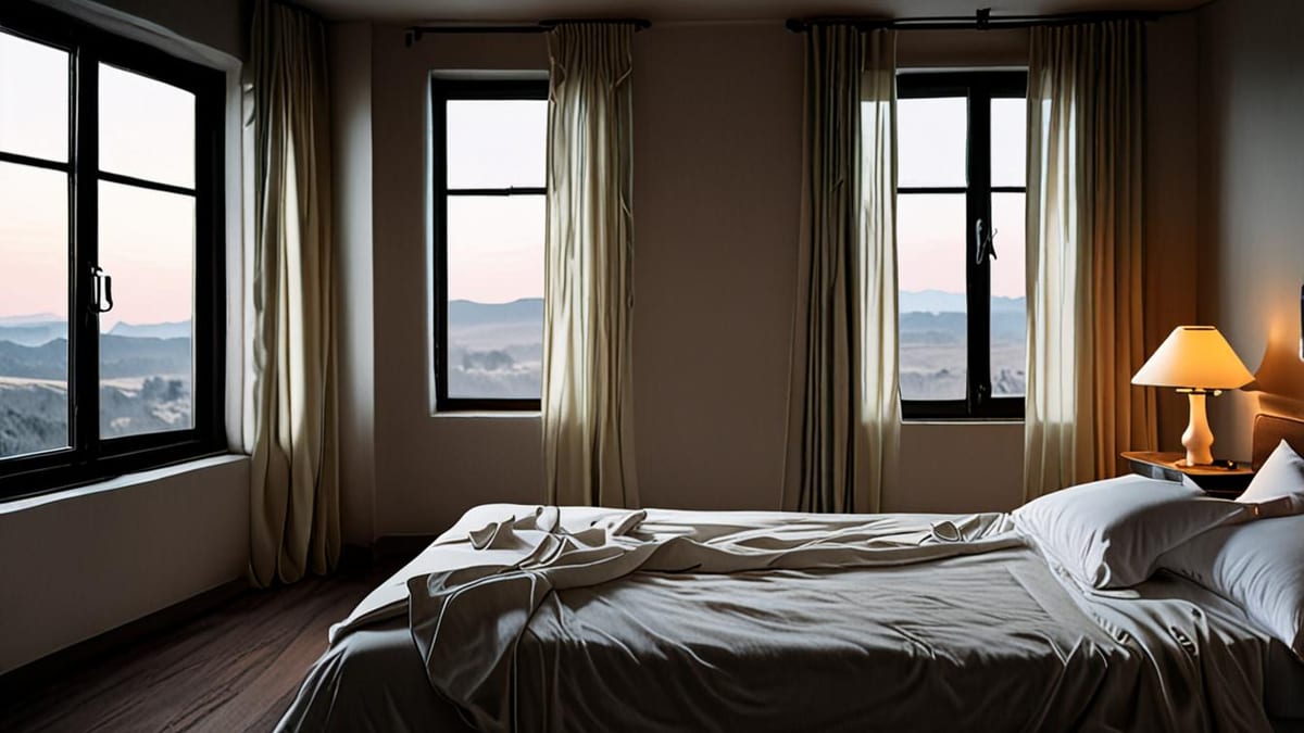 hotel room isn't clean