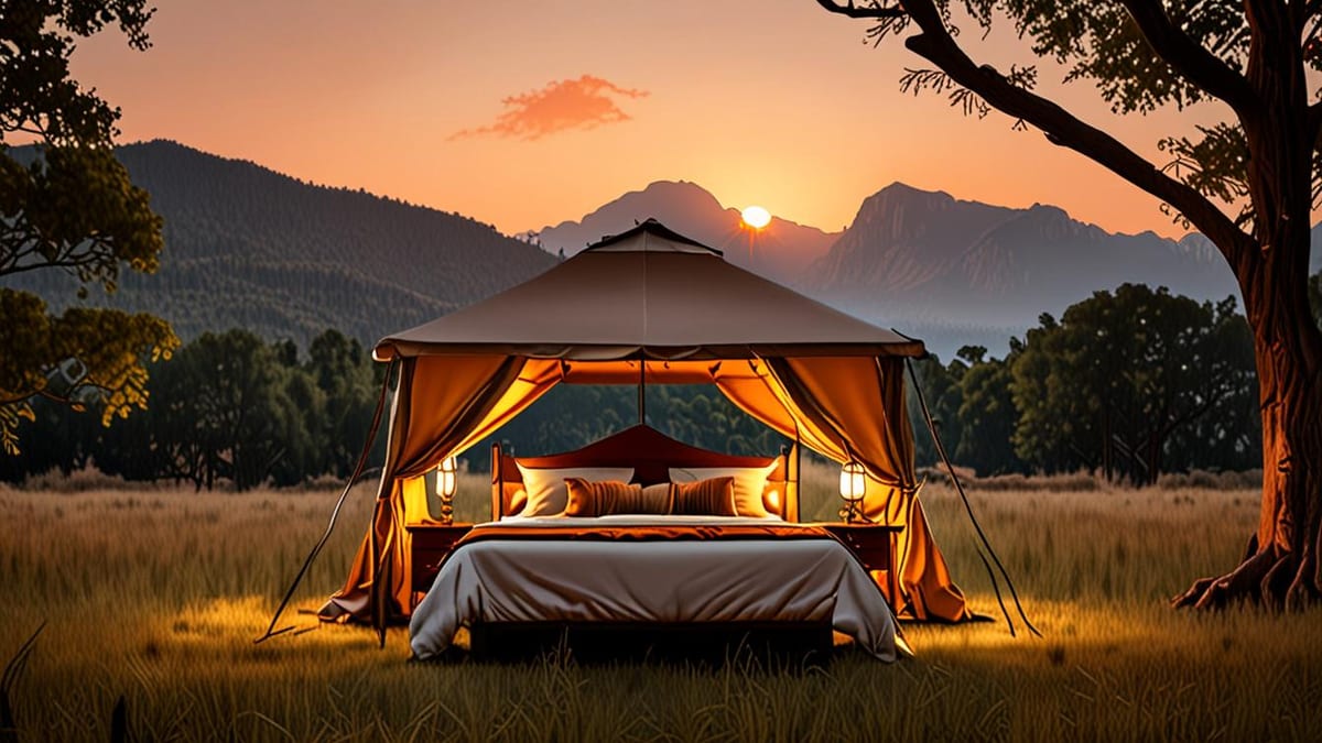 book a glamping trip