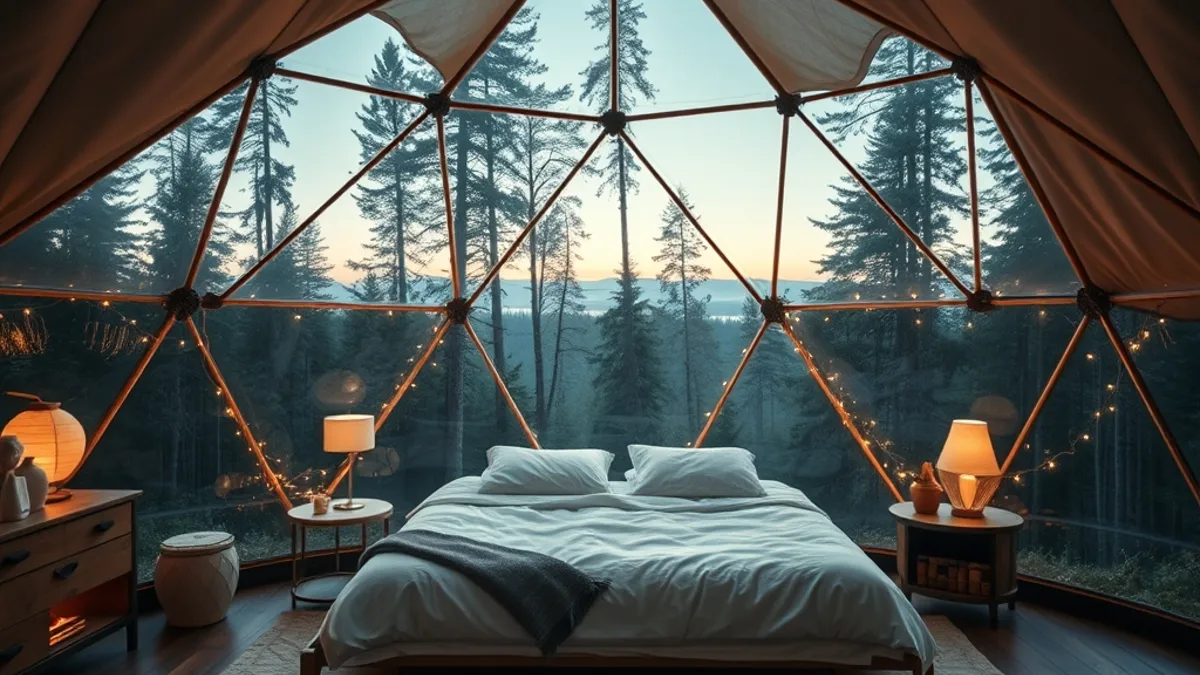 romantic glamping trips