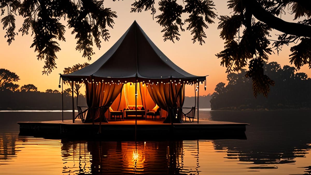 romantic glamping trips