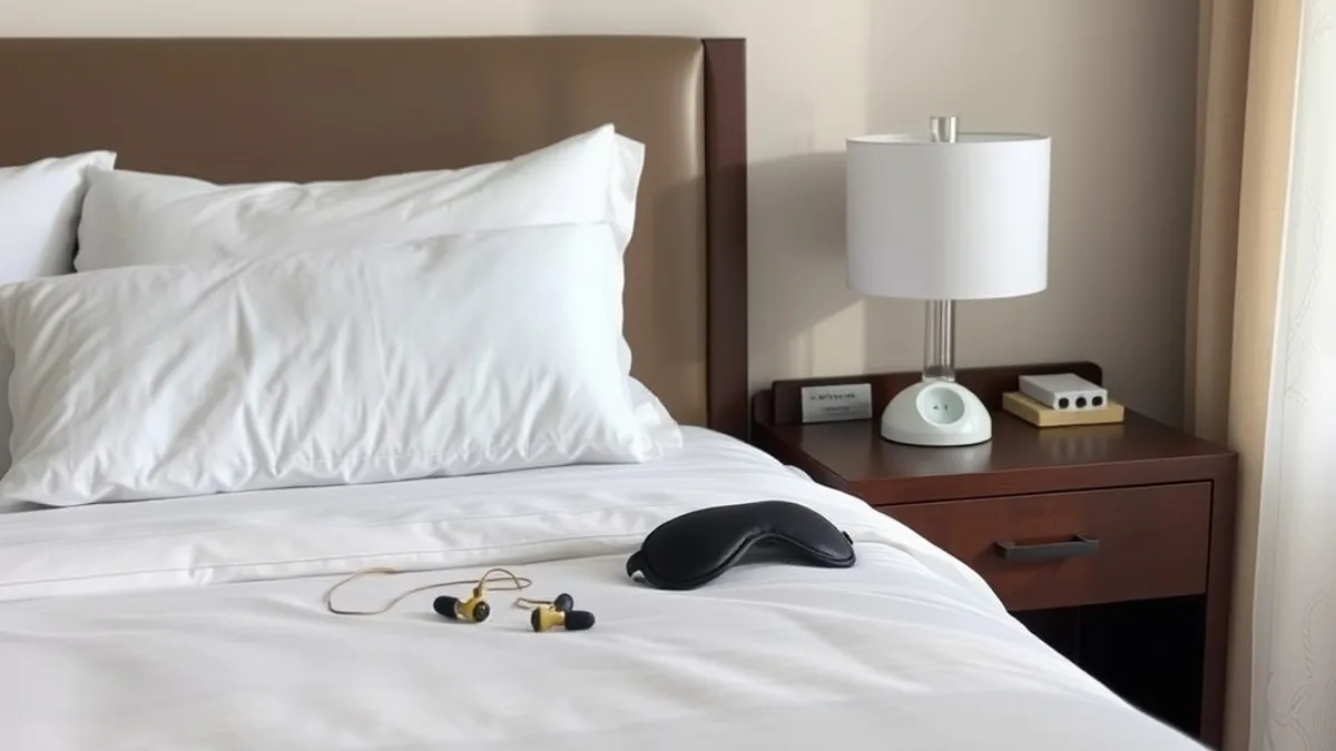 sleep better in a hotel
