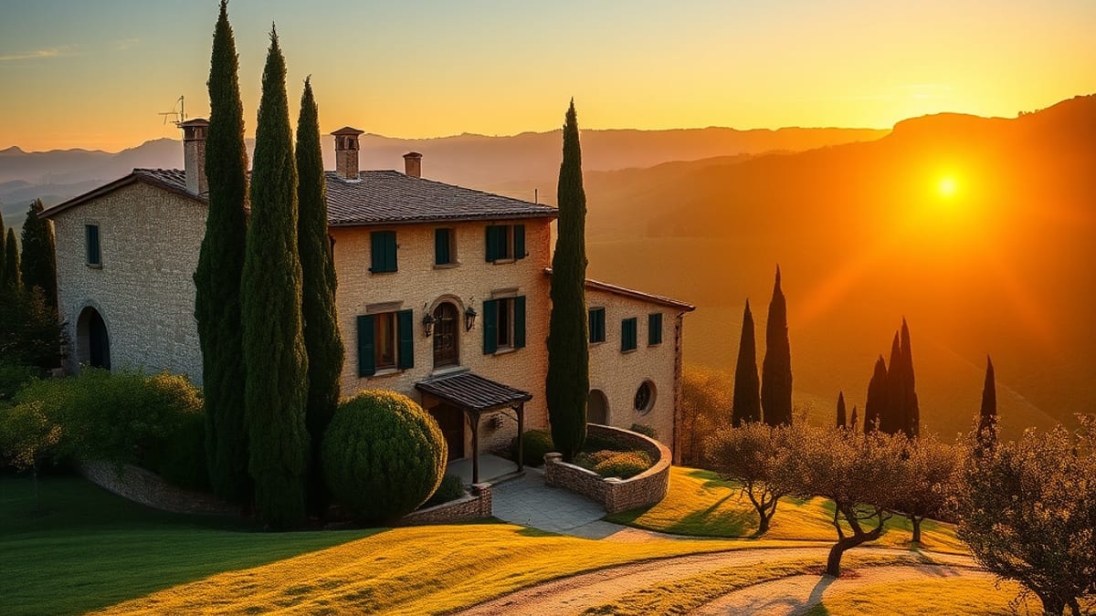villa in Tuscany cost