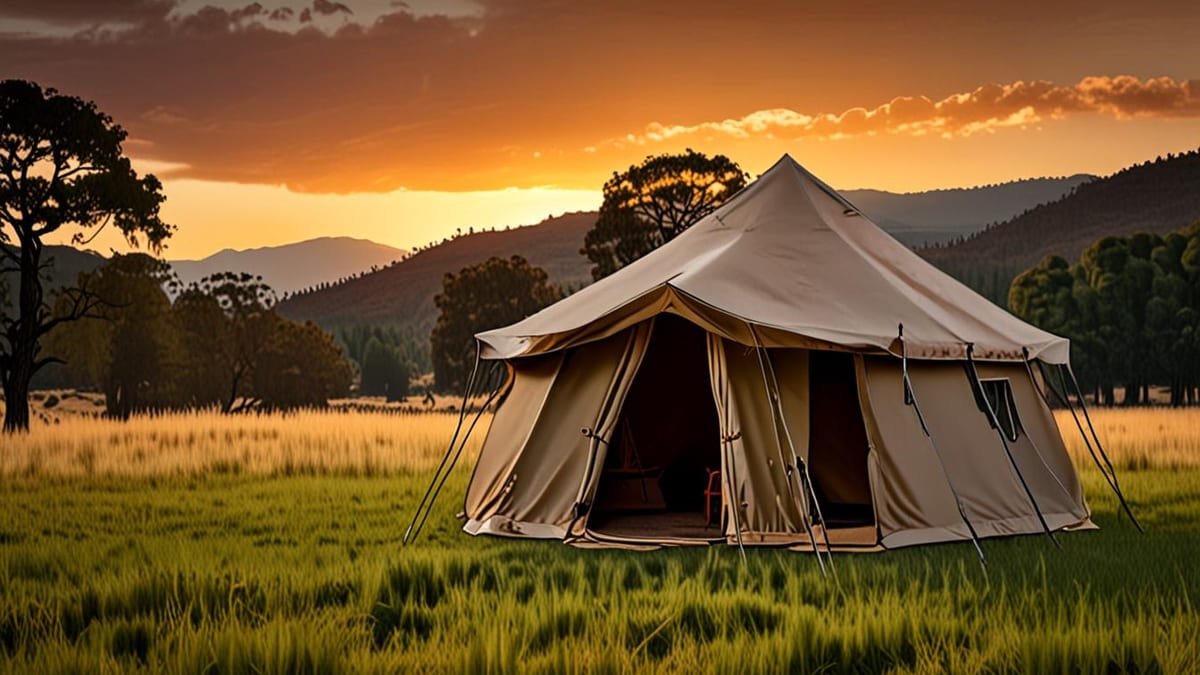 first glamping trip