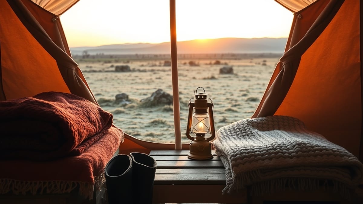 what to wear on a glamping trip